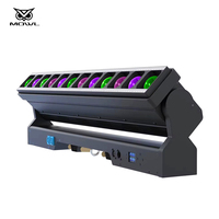 Barre de lumière LED à tête mobile 12x40W RGBW 4-en-1 12*40W DMX Beam Zoom Wash Pixel avec anneau halo