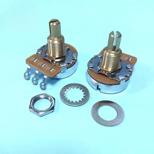Powerful Manufacturer Directly Sells Metal Copper Shaft Full Size Electric Guitar Potentiometer 24MM - Product Image 1