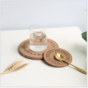 Nature Color Blank Customized <b>Cork</b> Placemats and <b>Cork</b> Coasters - Product Image 3