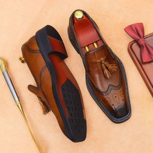 Nouvelles Chaussures Oxford en Cuir Véritable de Vache Respirantes pour Hommes Grande Taille – Idéales pour le Bureau, les Affaires et les Tenues Professionnelles - Product Image 4