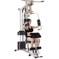 Station de musculation multifonctionnelle pour la maison, machine d'entraînement complet du corps avec pile de poids, équipement de fitness complet pour la maison