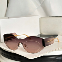 Lunettes de soleil sport classiques monobloc, surdimensionnées, carrées, à verres dégradés, protection UV400, monture intégrale, marque de luxe, pour adultes 2026