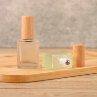 Botol kaca rol minyak esensial 10 ml 15 ml 30 ml 50 ml kustom deodoran bening botol rol persegi