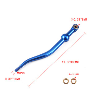 Barra de extensión de palanca de cambios de aleación de aluminio Crastp, doble curvatura, ligera, para modelos Honda - Product Image 2