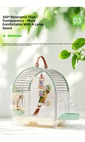 Cage à oiseaux portable en acier inoxydable pour perroquet, idéale pour l'extérieur - Offre spéciale
