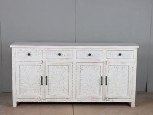 Premium Wooden Buffet Cabinet <b>Sideboard</b> with Modern Design and Multi <b>Storage</b> Shelves for Home Hotel Apartment Furniture OEM ODM - Product Image 3