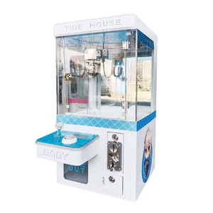 Fabriek Groothandel Muntautomaat Kleine Snoep Arcade Game Machine Goedkope Mini Pluche Speelgoed Geschenk Kraan Klauw Met Rekening Acceptor Voor Kinderen