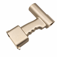 Poignée d'instrument chirurgical orthopédique en aluminium moulé sur mesure, composant de précision OEM pour dispositif médical moulé sous pression