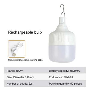 Luz de Emergencia Recargable Portátil con Clasificación IP65, de Plástico, para Uso en Exteriores - Product Image 6