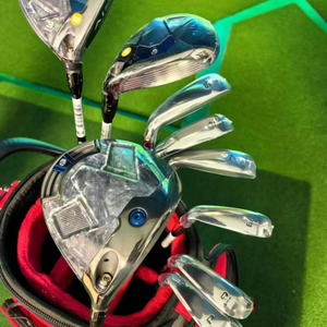 Men Complete Golf Club Set KaLWai Smoke Driver #3 #5 Fairway Woods <strong>Irons</strong> 5-9/P Titanium Head High Forgiveness Distance Clubs - Product Image 1