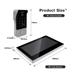 <span class=keywords><strong>Videoportero</strong></span> Sistema de teléfono Visión nocturna Cámara impermeable HD Intercom Timbre <span class=keywords><strong>Kit</strong></span> para villas - Product Image 5