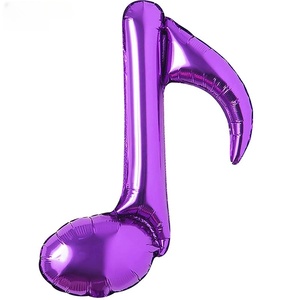 Wholesale Multi Color Note Guitar Aluminum Foil Balloons For Music Party Festival Decor Accessories - Product Image 4
