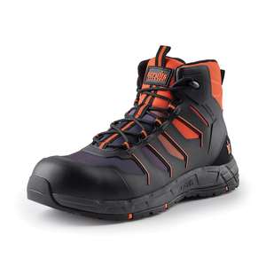 Scruffs Glide <b>Safety</b> <b>Boot</b> Black / Orange <b>Size</b> <b>7</b> / 41 - Product Image 4