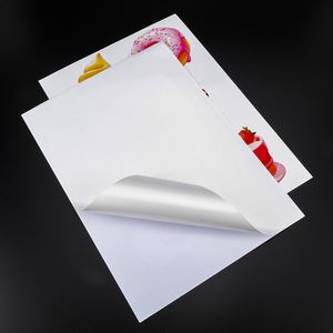 FX <b>A4</b> 8.5x11inch Adhesive <b>Paper</b> Inkjet Printable White Self Adhesive PP Sticker Vinyl Glossy Matte Sticker <b>Paper</b> Waterproof - Product Image 4