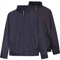 Blouson universitaire pour homme OEM en gros, hiver, style urbain, à fermeture éclair, séchage rapide, en toile enduite, col montant, patchwork sur le devant, personnalisable