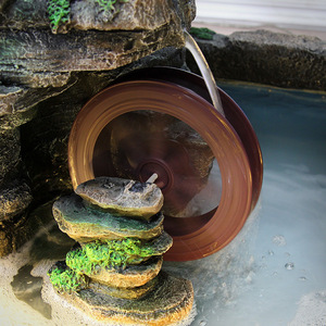Fontaine d'eau artificielle avec rochers et lumières, pour intérieur et extérieur, décoration de jardin, sur pied, 110-230V - Product Image 3