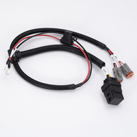 Harness Kabel Otomotif dengan Soket Relay, Tempat Sekring Inline, Konektor Tahan Air Ganda untuk Sistem Kelistrikan Kendaraan