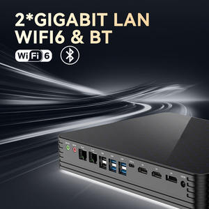 HelorPC AMD迷你电脑R9双RJ45以太网局域网2高清DP HTPC迷你电脑，适用于带风扇的家庭游戏玩家 - Product Image 3