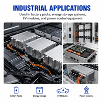 Boîtier de batterie en aluminium CNC de précision sur mesure pour module d'alimentation, électronique et équipement industriel
