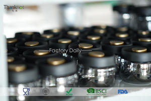 Vacare réutilisable vente chaude usine ventes directes nouveau classique Push Type ménage rond vide alimentaire stockage pot bouchon - Product Image 2