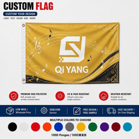 Drapeaux rectangulaires personnalisés 2x3 pieds à suspendre, double face, écologiques, en aluminium, bannières 150D en polyester, impression numérique, pour extérieur