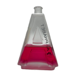 Shanghai Linlang Bảng chữ cái tiếng Anh Vodka Chai thư chai thủy tinh hình với nắp chai thủy tinh hình dạng độc đáo - Product Image 2