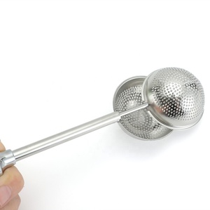 Chuyên nghiệp đẩy xử lý bóng hình dạng thép không gỉ trà lọc trà Infuser cho pha trà lá lỏng lẻo - Product Image 4