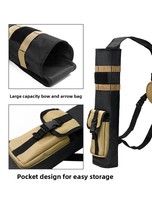 Vente en gros de ceinture de tir à l'arc tactique multifonctionnelle à une épaule accessoire de sac à flèche multi-usage amélioré