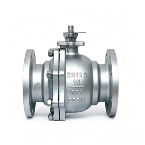 วาล์ว Q41H/W-16C/P DN150 แบบหน้าแปลน ซีลแข็ง ลูกบอลลอย ตัวเรือนสแตนเลส ควบคุมด้วยมือ สำหรับน้ำมันร้อนในท่อส่ง - Product Image 1