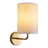 Applique murale LED sans fil en tissu pour intérieur, base E26, batterie rechargeable, installation adhésive pour salon