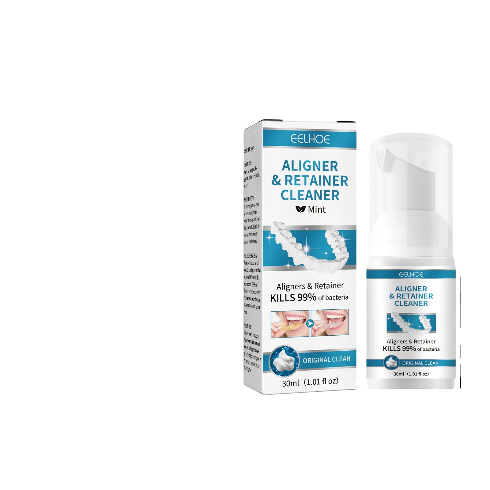 Limpador de Dentaduras Cuidados de Limpeza Oral Respiro Fresco Branco Dentaduras remover manchas de tártaro