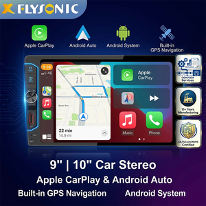 Flysonic Private Model 2 Din <span class=keywords><strong>9</strong></span> Pantalla de 10 pulgadas reproductor de DVD del coche estéreo 2 + 32GB Pantalla de navegación del coche Android radio del coche - Product Image 1