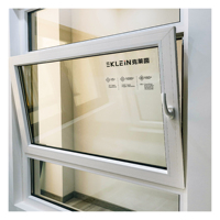 Ventana de PVC con Marco Delgado, Máxima Transmisión de Luz, Estilo Abatible para Exteriores, Hoteles, Sótanos, Apartamentos, con Persiana Enrollable