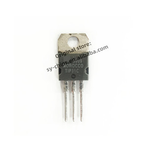 Puces SY TIP31C TO-220 Transistor Composants électroniques Transistors de puissance haute fréquence IC PUCE TIP31C <span class=keywords><strong>TIP32C</strong></span> - Product Image 1