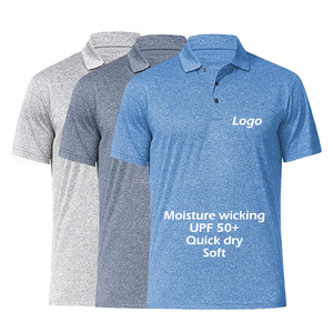 T-shirt da <span class=keywords><strong>uomo</strong></span> in poliestere UPF50 + Dry Fit da Golf <span class=keywords><strong>Polo</strong></span> da <span class=keywords><strong>uomo</strong></span> con vendita calda su misura - Product Image 1