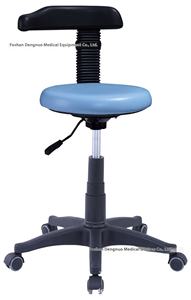 Sillón Dental MKS-025, Sillón de Odontólogo Giratorio y Elevador con Ruedas de Acero Inoxidable - Product Image 5