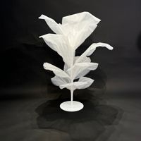 Fleurs artificielles géantes en organza pour table, directement de l'usine, avec support, design détachable, pour décoration de mariage et photographies