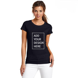 T-shirt décontracté en coton pour femme, imprimé lettres avec logo, grande taille, coupe courte, collection été - Product Image 1