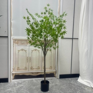 Lớn trong nhà/ngoài trời nhân tạo Red <span class=keywords><strong>Maple</strong></span> Leaf cây <span class=keywords><strong>bonsai</strong></span> nhựa faked <span class=keywords><strong>Bonsai</strong></span> với nồi cho đám cưới và phòng tiệc trang trí - Product Image 2