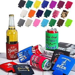 Fundas Personalizadas para Latas de <span class=keywords><strong>Neopreno</strong></span> para Bodas y Fiestas, Fundas Aislantes Suaves para Latas de Cerveza - Product Image 1