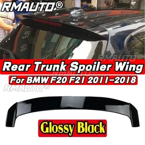 Pour BMW Série 1 F20 F21 2011-2018 Accessoires de voiture Aileron arrière Aspect fibre de carbone Kit carrosserie Spoiler de toit arrière - Product Image 1
