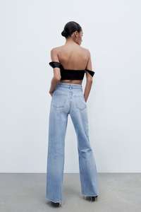 <span class=keywords><strong>Pantaloni</strong></span> a vita alta da <span class=keywords><strong>donna</strong></span> di nuovo design personalizzato jeans <span class=keywords><strong>boyfriend</strong></span> <span class=keywords><strong>pantaloni</strong></span> in denim a gamba dritta <span class=keywords><strong>pantaloni</strong></span> jeans femminili - Product Image 6