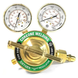 Regulador de Presión de Oxígeno y Acetileno de Latón Industrial de Alta Resistencia Victor 0781-3505 VTS250C-540 con Doble Manómetro - Product Image 4