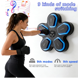 Macchina da Boxe con Luce LED RGB <span class=keywords><strong>di</strong></span> Alta Qualità per Palestra Domestica, Connessa alla Musica, per Fitness Familiare Multigenziale - Product Image 3