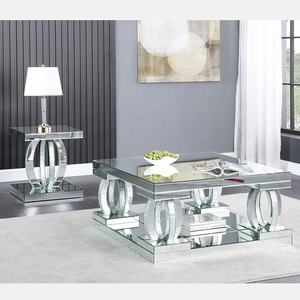 ชุดโต๊ะกาแฟดีไซน์คริสตัลมีเอกลักษณ์โต๊ะข้างโซฟาโต๊ะกลางกระจก - Product Image 3