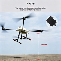 Yteq UHK500 Radar à ondes millimétriques 500m pour maintien de l'altitude des drones, connexion facile, contrôleur open source CAN/UART/RS485