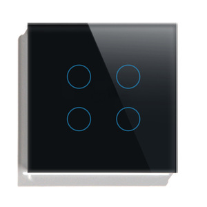 สวิตช์อัจฉริยะ Alexa ควบคุมด้วยเสียง Tuya ทำงานร่วมกับ Google 1/2/3 GANG Smart Life Light WiFi TOUCH Wall Wall SWITCH - Product Image 1