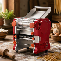 Machine à pâtes électrique à rouleaux en acier inoxydable, machine à nouilles multifonctionnelle pour la maison, la cuisine et le bistrot