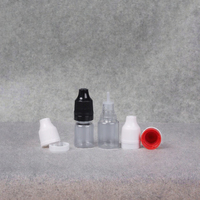 Flacons compte-gouttes en plastique 5ml/10ml, flacons vides pour l'emballage de médicaments liquides, matériau PET