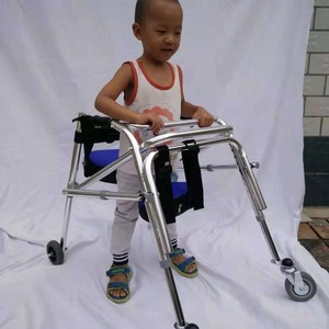 Déambulateur enfant Jiang Hao en alliage d'aluminium pliable avec roues pour l'entraînement et la rééducation des membres inférieurs - Product Image 1